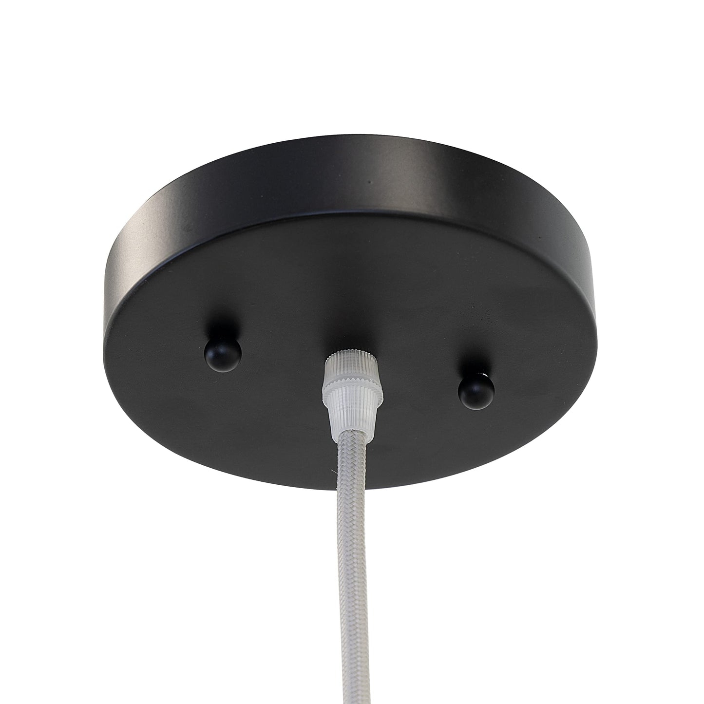 Pendant Light - Industrial Black & Wood Aluminum Fixture by Yosemite Home Decor