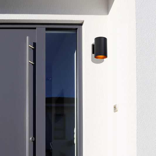 Yosemite Home Decor 1 Light Exterior in Matte Black Finish