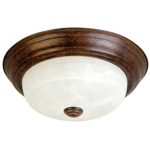 Yosemite Home Decor Belen 2-Light 11-Inch Ceiling Flush Mount