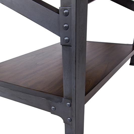 Yosemite Home Decor Bethel Park Coffee Table, Graphite Grey/Brown