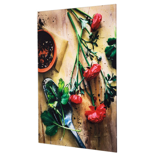 Yosemite Home Decor Earthy Charm I' - Photo by Veronica Olson, Printed on Tempered Glass in Multicolor