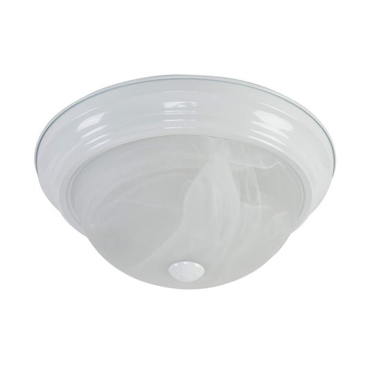 Yosemite Home Decor Belen 2-Light 13-1/2-Inch Ceiling Flush Mount