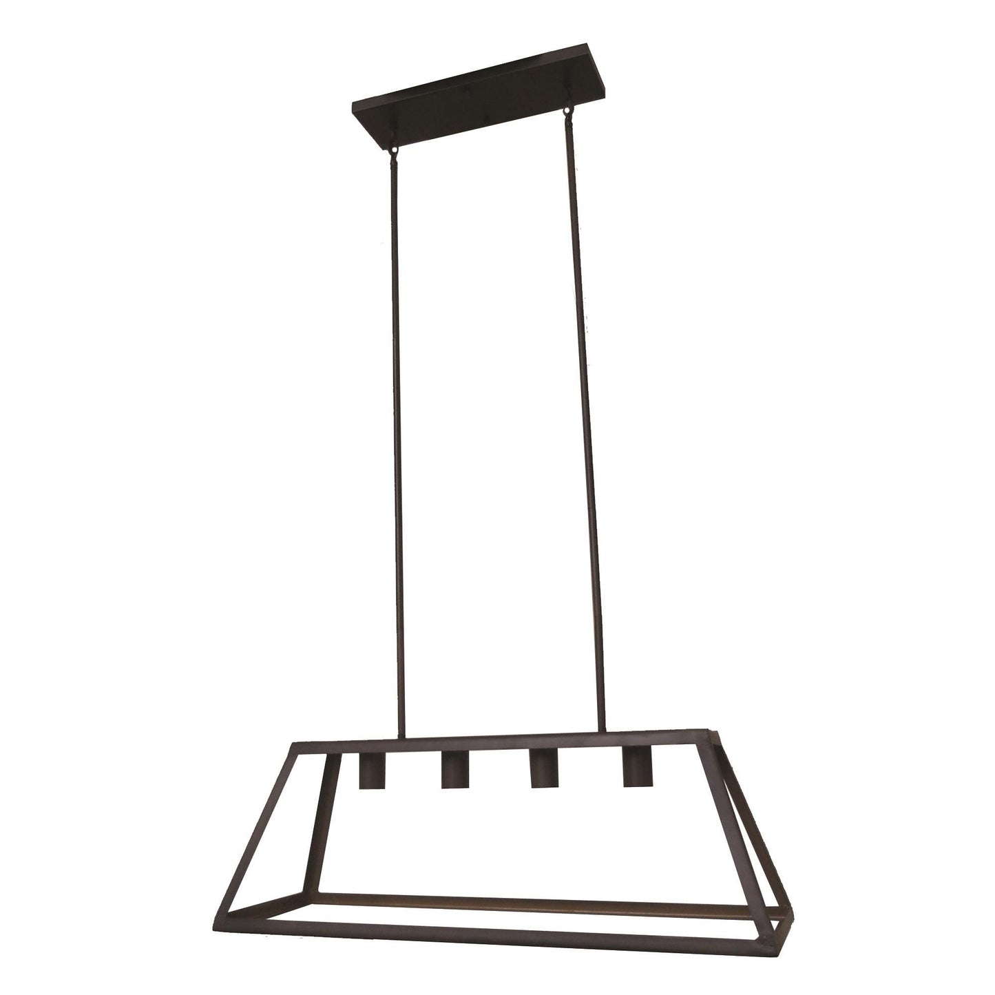 Yosemite Home Decor Bronze 480-4D-ORB 4-Light Chandelier Without Glass, Oil Rubbed Finish, 15.5 x 30 x 46
