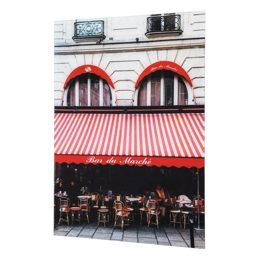 Yosemite Home 'Parisian Bistro' - Photo by Veronica Olson, Printed on Tempered Glass