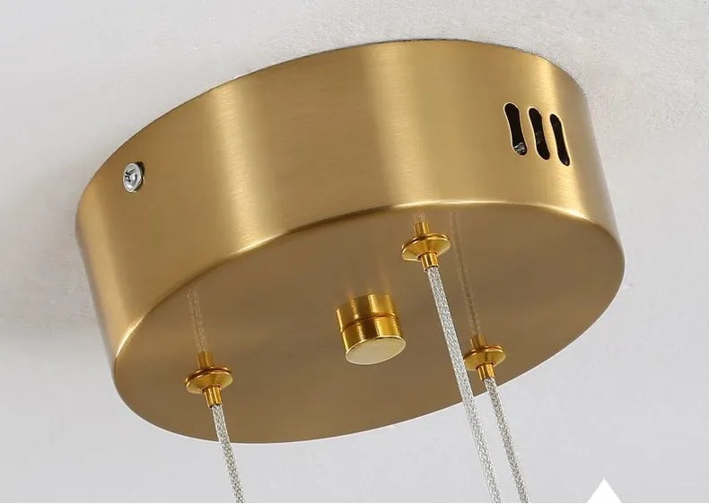 Modern Spider Chandelier with LED Linear Arms - Gold & Black Finish Options