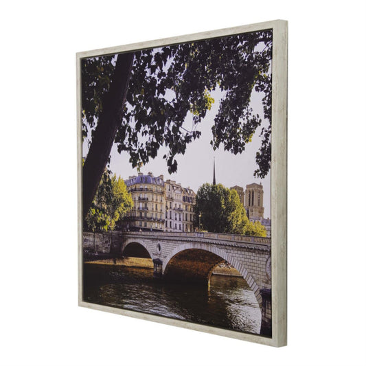 Yosemite Home Decor Crossover II' - 32"x32" Photo by Veronica Olson, Printed on Canvas, Framed, Black, (3230097)