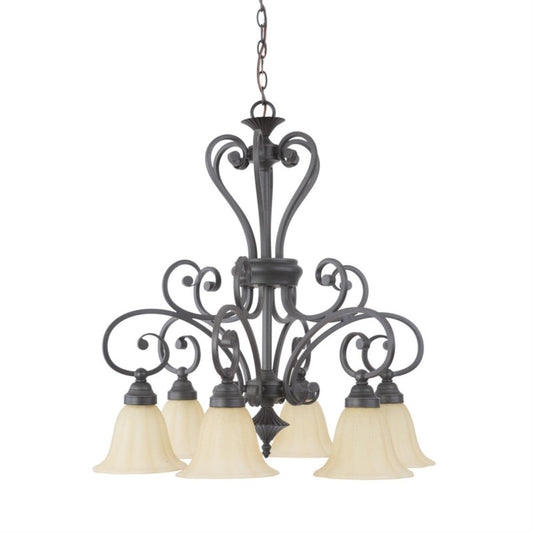 Chandelier Sierra Slate 6-Light