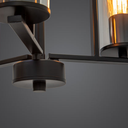 Yosemite Home Decor Prairie Collection 3 Light Chandelier