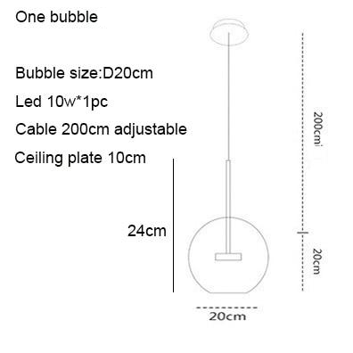 Bubble Glass Lamp – NOOSH Decor